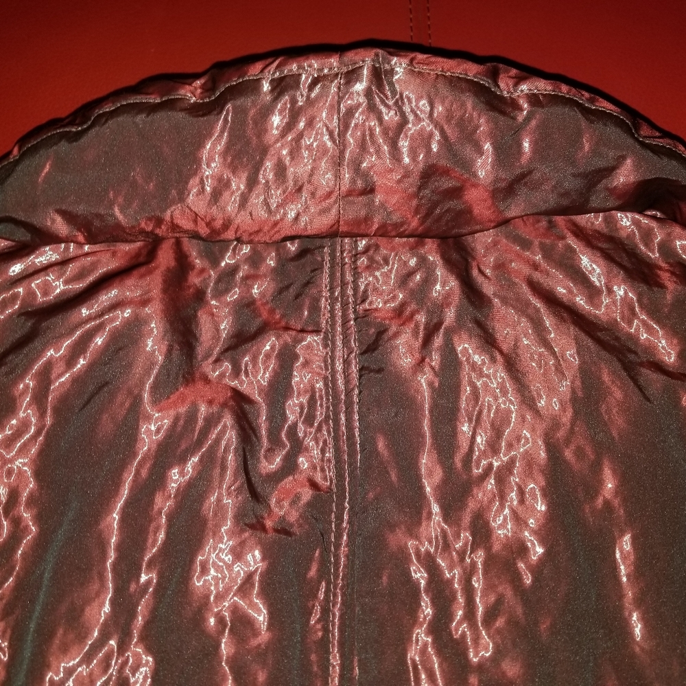 Cache Metallic Plum Iridescent Crinkled Funky Sha… - image 3